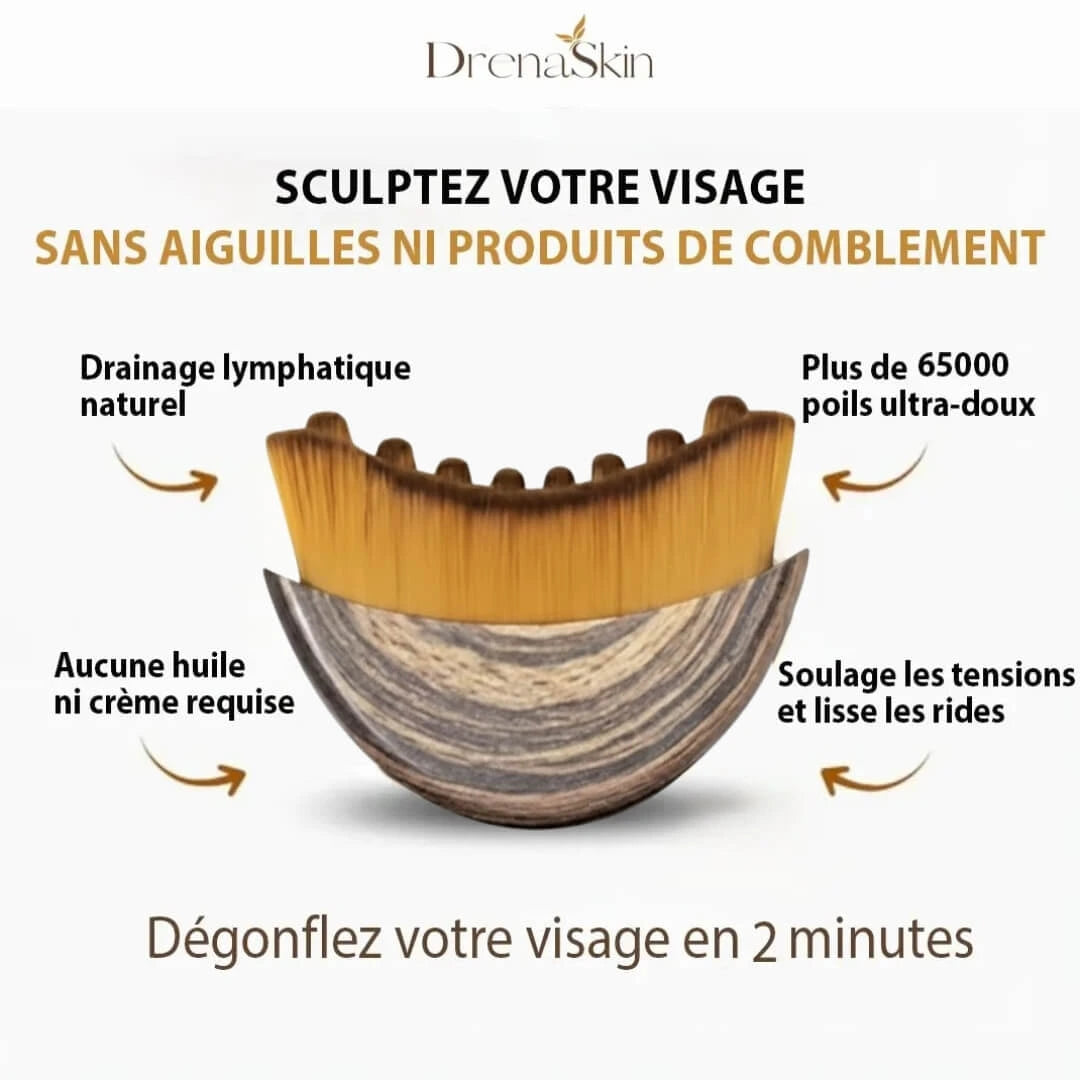 Brosse de Drainage Lymphatique | DrenaSkin